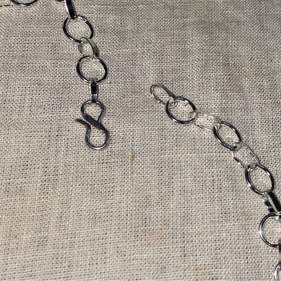 Sweet heart Botswana Agate + Pink Topaz exotic gemstone double tiered necklace - Picture 9 of 13